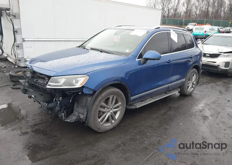 2016 Volkswagen Touareg Vr6 Lux из США, поврежденный, VIN WVGEF9BP9GD003397
